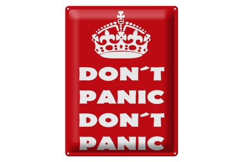 Blechschild spruch 30x40 - 30x40, cm