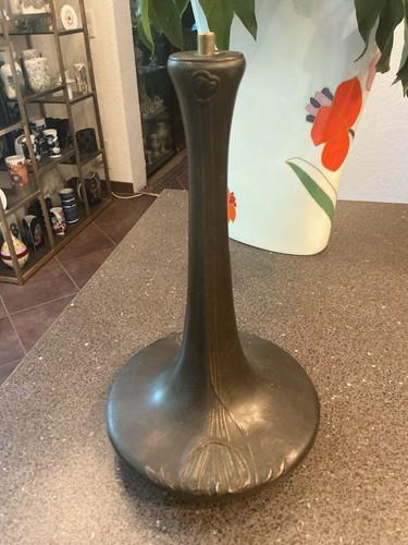 Lampenfuss bronze jugendstil - lampenfuss,