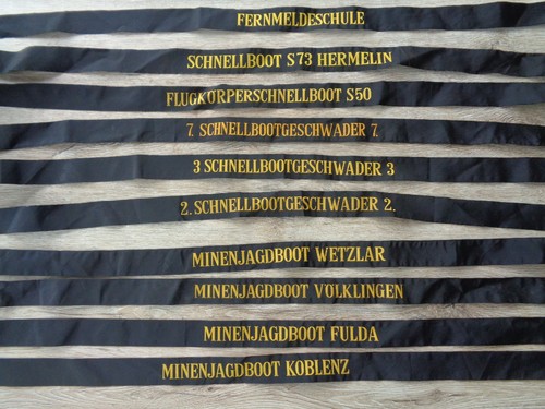 Mützenbänder bundesmarine - 10,