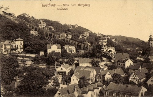 Dresden loschwitz blick - ak,