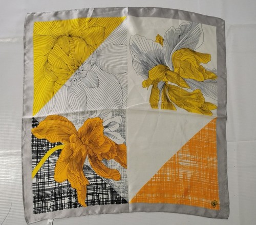Vintage seidentuch silk scarf - seidentuch,