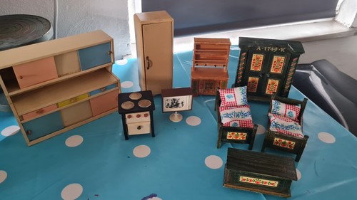 Alte puppenstubenmöbel aus - alte,