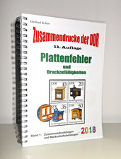Eberhard Richter Spezial Katalog - Zusammendrucke der DDR - Plattenfehler Band 1