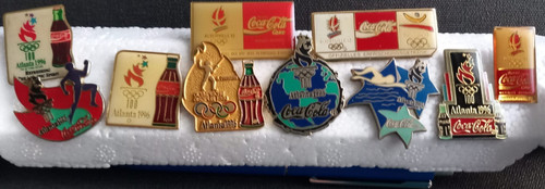 Coca cola pins - coca-cola,