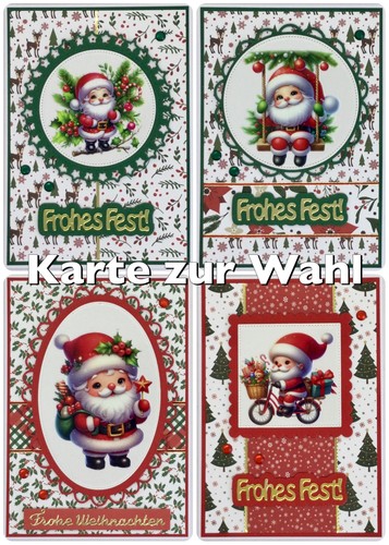Weihnachtskarte frohe - 3d,