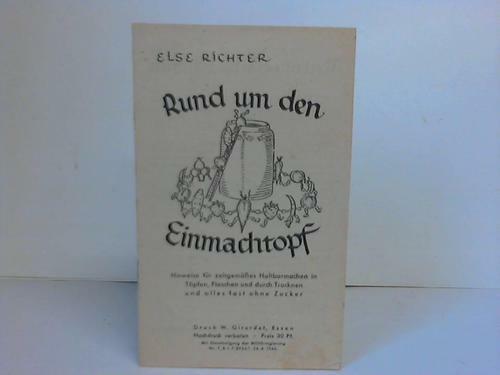 Rund einmachtopf - um, en