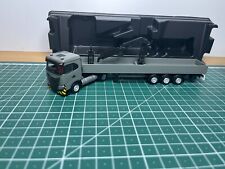 Herpa 316415 Iveco S-Way Pritschensattelzug mit Kran und Palettengabel 1:87 H0 