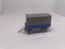 Robur Anhänger DDR Erzeugnis Plane Blau Rot Grau Selten