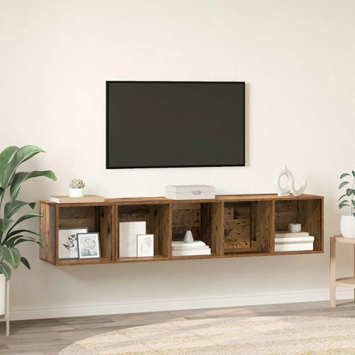 Schrank set wandmontiert - tv-schrank,