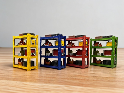 Diorama waren regal - 1/64,