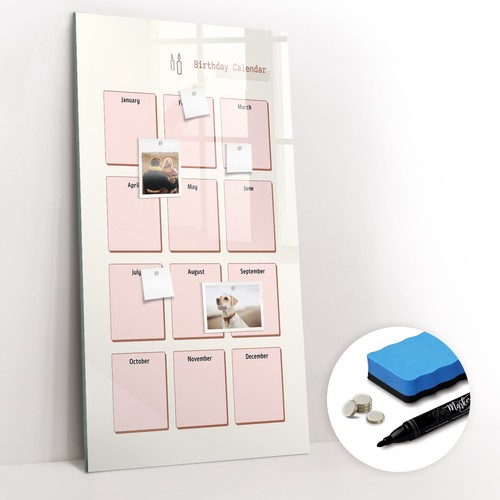 Glas wandtafel memoboard - glas-wandtafel,