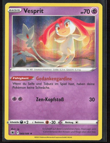 Pokemon vesprit 066 189 - vesprit, 066/189