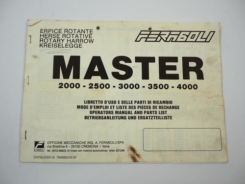 Feraboli master 2000 - feraboli, 3000