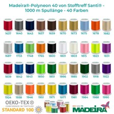 Maschinenstickgarn-Polyneon No. 40-1000 Meter Spullänge-Madeira®