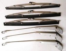 NEU Set IFA orig. Scheibenwischerarme Trabant 601 von 75, grau lackiert