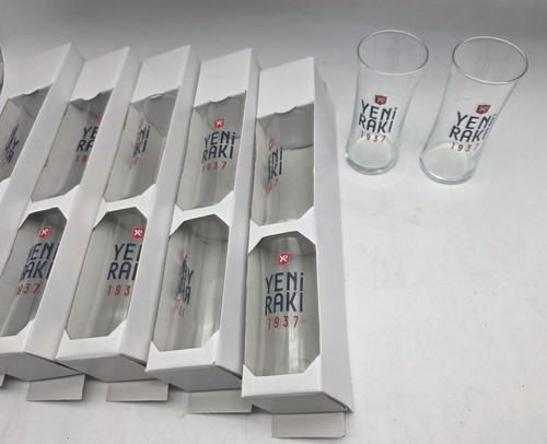 Yeni raki gläser - raki,