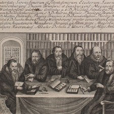 Magdeburg Kloster Berge Historische Ansicht Theologia Pastoralis Kupferstich