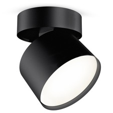 SAMU Decken Aufbauspot schwarz GX53 LED 3W neutralweiß Aufputzleuchte downlight