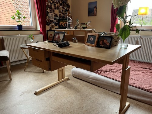 Holz schreibtisch helles - schreibtisch,