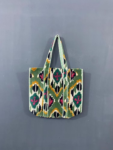 Indisch grün ikat bedruckt - indisch,