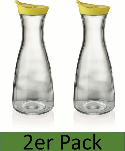 Karaffe liter deckel gelb - liter, 2