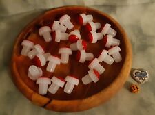 25 Korken Kunststoff gebr. Angeln Hobby Basteln Deko Flaschen Verschluss Sekt 0B