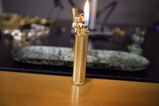 Hadson Gasfeuerzeug vergoldet