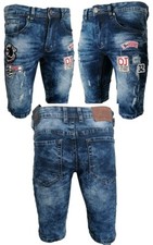 HERREN DESTROYED JEANS SHORTS