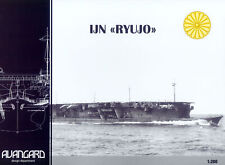 Kartonmodell Japanischer Flugzeugträger IJN Ryujo 1:200 Avangard