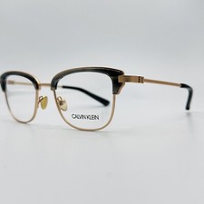 Calvin Klein Brille Damen oval gold grau cat eye Mod. CK 8066 NEU