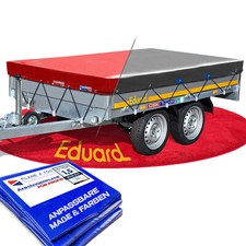 Anhängerplane Eduard Flachplane  2615 256 x 150 Innenmaß Abdeckplane Farbe Blau