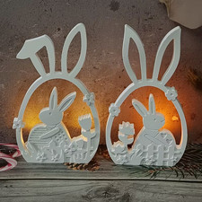Silikonform Osterhase mit Ei