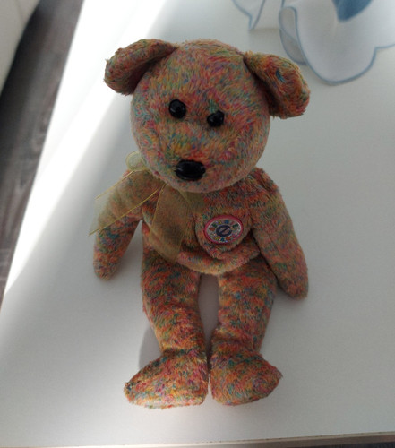 Beanie baby teddy speckles - beanie,