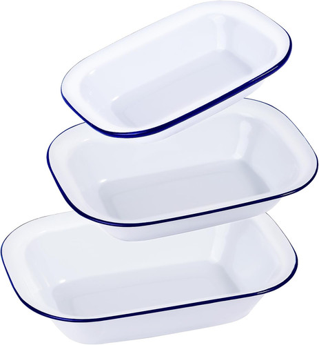 Backform set emaille - set, ofenform