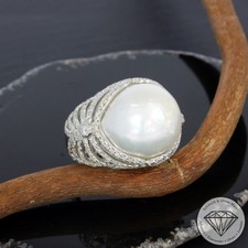 Wert 6890 € Brillant Perl