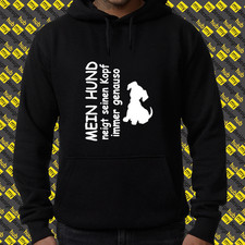 Hoodie mit Spruch Mein Hund Kapuzenpullover fun lustig Sprüche Motiv Pulli