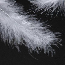 200 Stück Marabufedern 12CM-15CM Federn weiß Bastelfedern Schöne Hochzeit Dekor