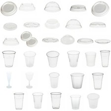 BIO Becher Deckel Einweg PLA