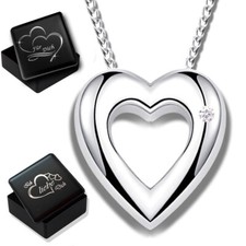 Damen Herz Hals-Kette mit