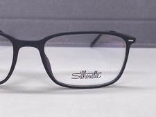 Silhouette Brille Herren Damen Schwarz Eckig  Titan 2930 Vollrand