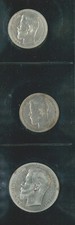 Rußland, Silber, 1 Rubel 1899, 50 Kopeken 1896, 1912, Zar Nikolaus II. fast vorz