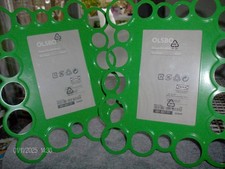 2  Ikea Bilderrahmen Olsbo Bubbles in grün - Retro - Vintage - Pop Art