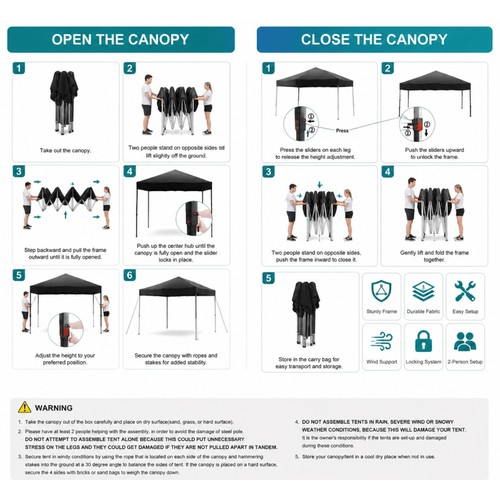 3x3 meter folding carport - meter,