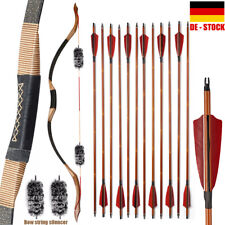 Bogenschießen mongolischen Recurve-Bogen 30-50lbs Ture Federpfeile für die Jagd