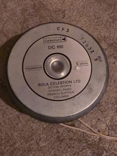 Rola celestion dc100 speaker - rola,