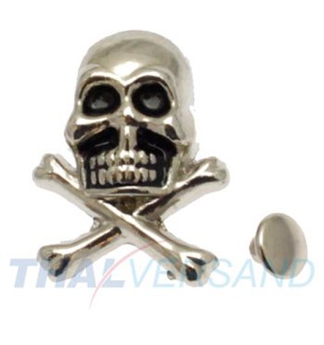 Stück ziernieten totenkopf - ziernieten,