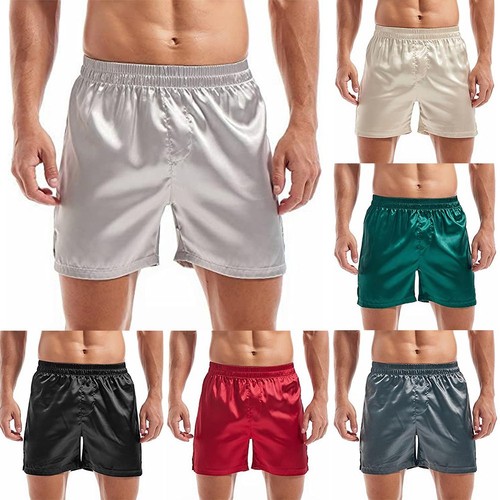 Herren satin seide boxershorts - herren,