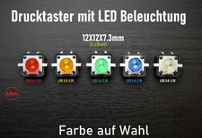 Drucktaster Druckschalter LED