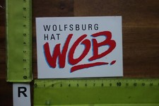 Alter Aufkleber WOLFSBURG WOB