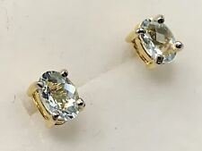 Aquamarin Ohrstecker 925er